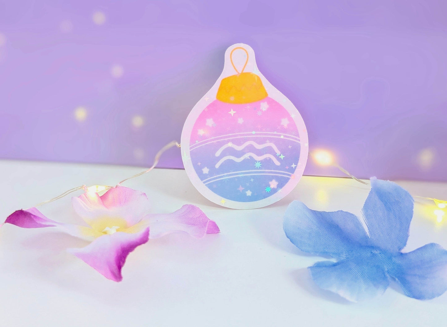 Aquarius Ornament Sticker - IllustratingChristy