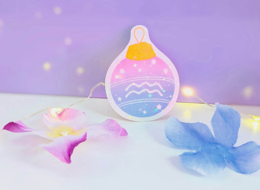 Aquarius Ornament Sticker - IllustratingChristy