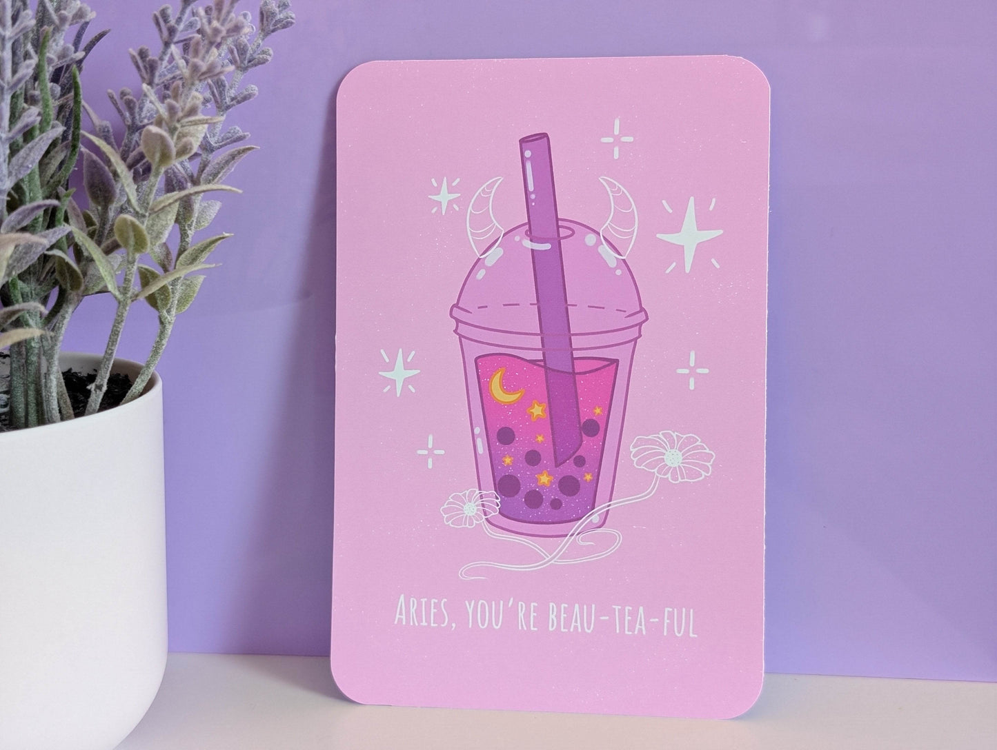 Aries Boba Art Print - IllustratingChristy