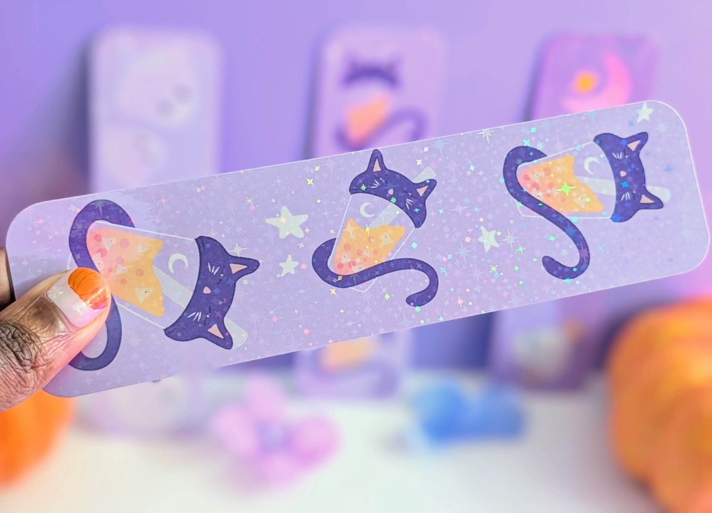 Galactic Halloween Bookmark Bundle - IllustratingChristy