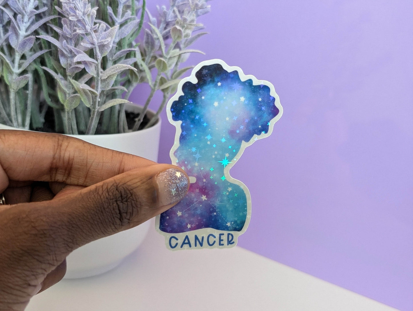 Cancer Galaxy Sticker - IllustratingChristy