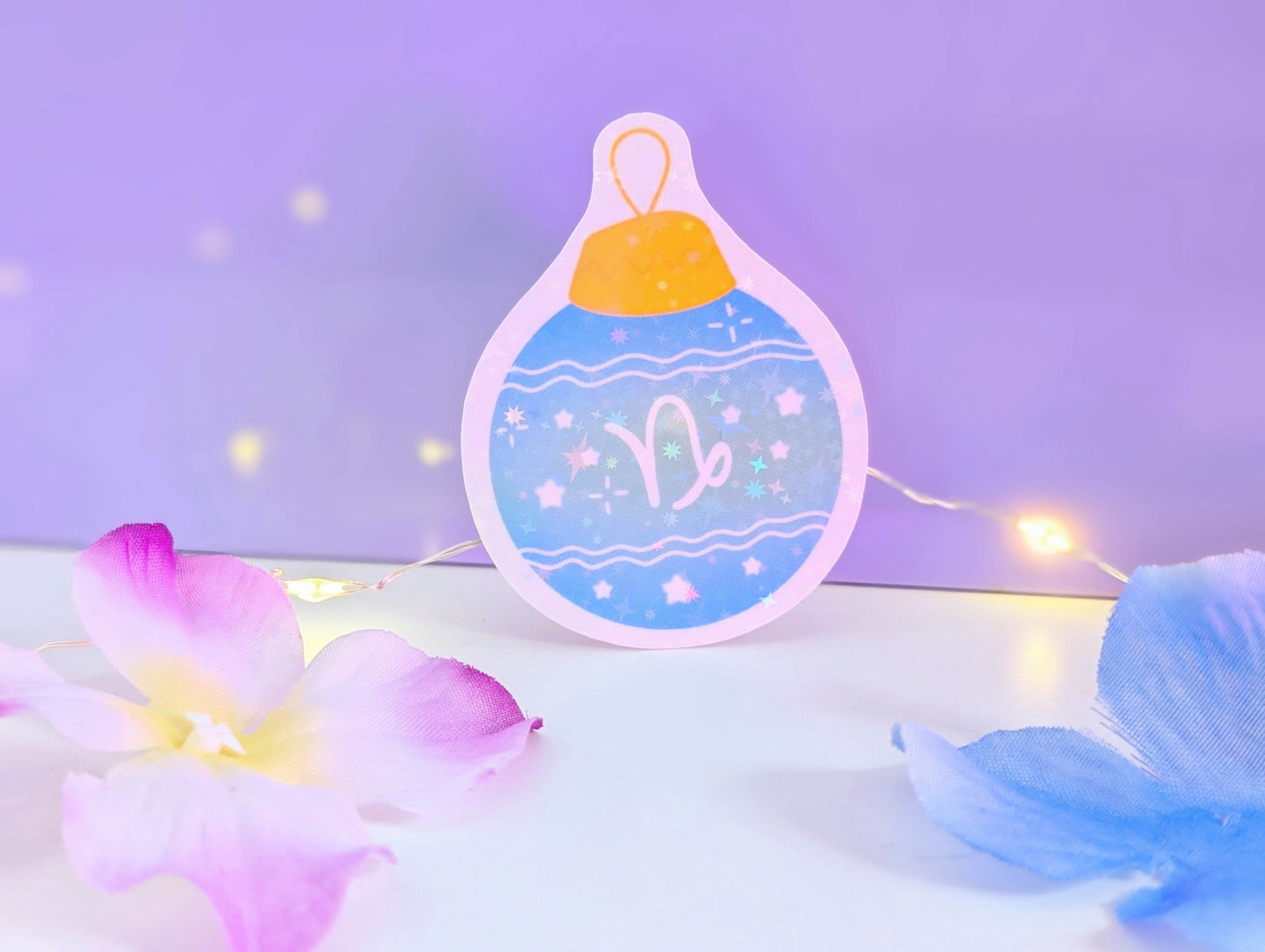 Capricorn Ornament Sticker - IllustratingChristy
