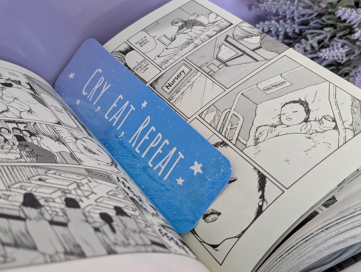 Cry, Eat, Repeat Bookmark - IllustratingChristy