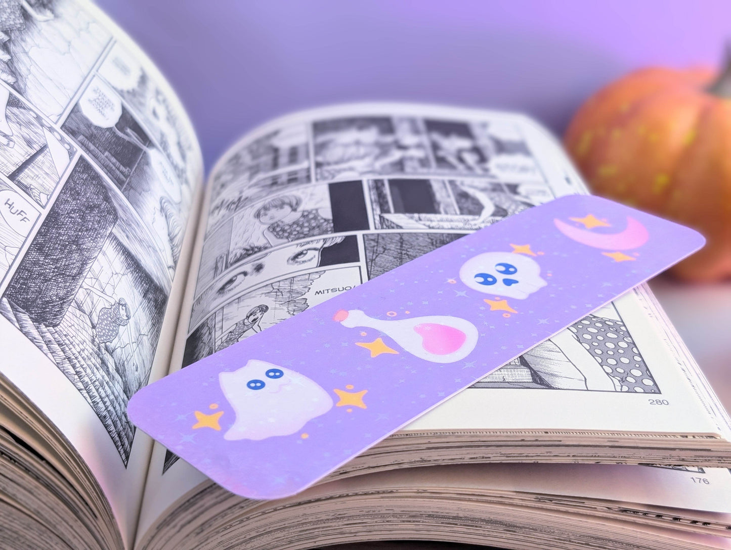 Galactic Halloween Bookmark - IllustratingChristy