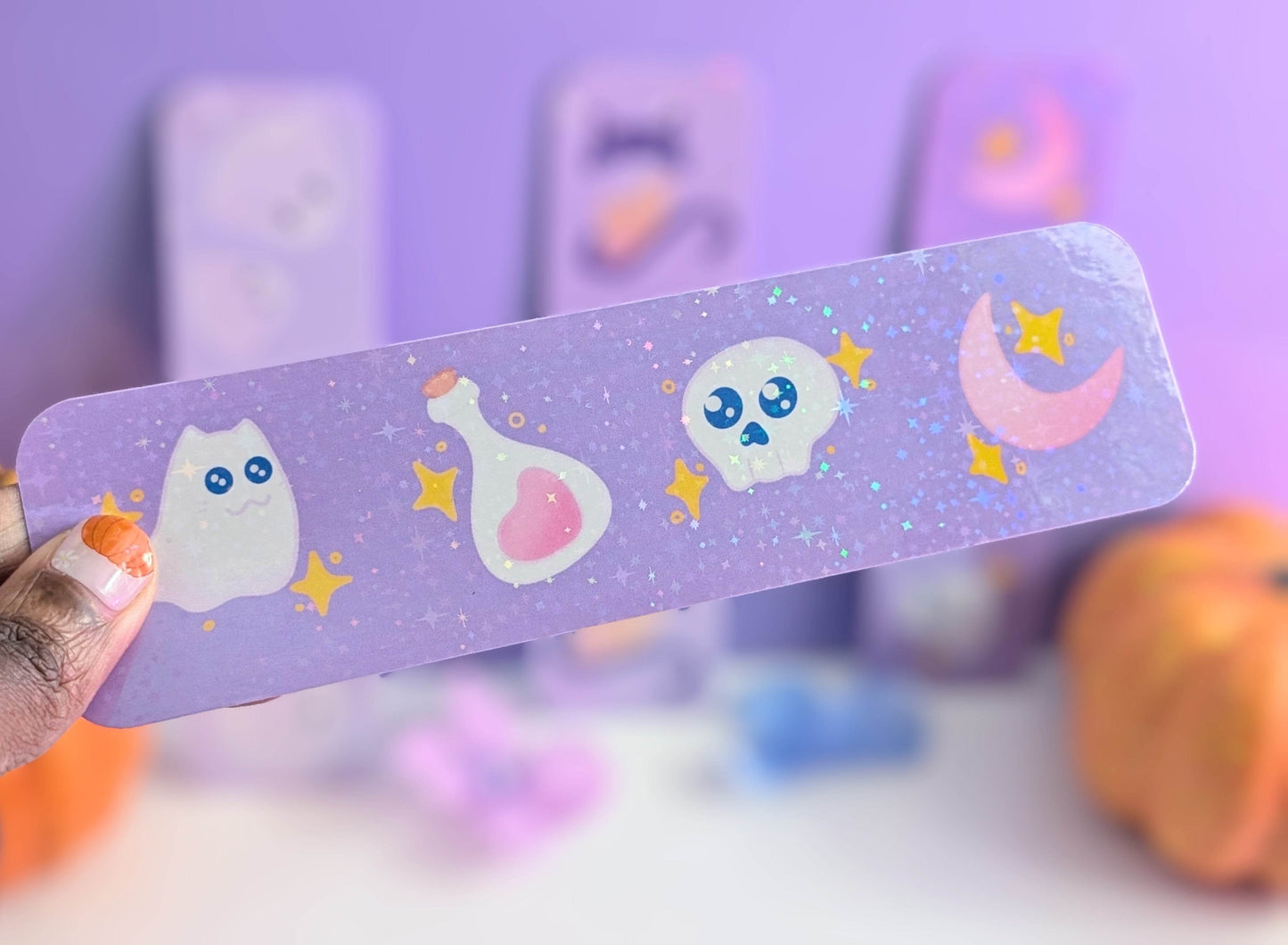 Galactic Halloween Bookmark Bundle - IllustratingChristy