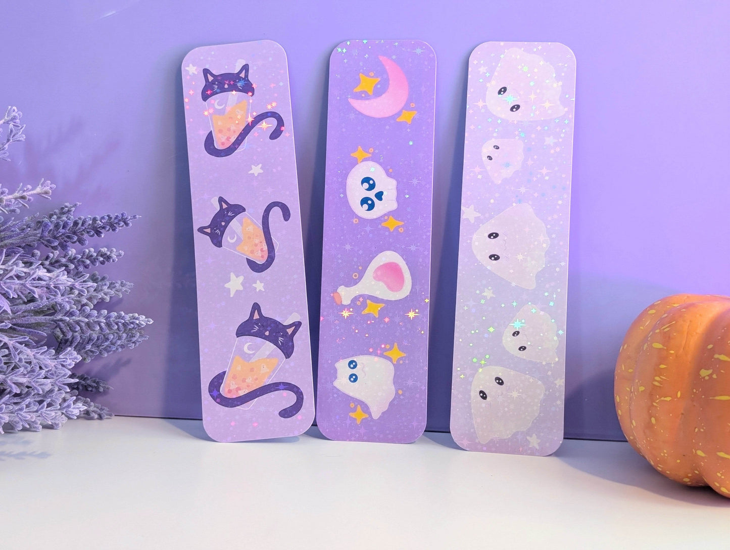 Galactic Halloween Bookmark Bundle - IllustratingChristy