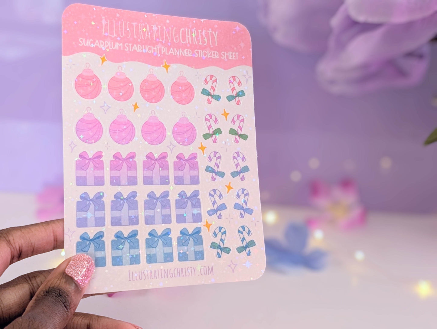 Sugarplum Starlight Sticker Sheets Bundle - IllustratingChristy