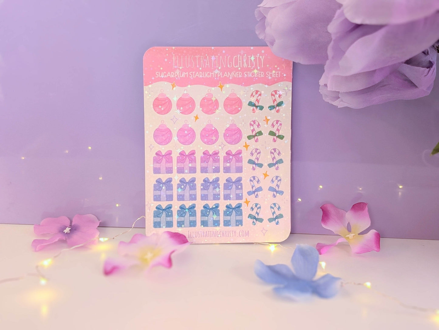 Holiday Planner Sticker Sheet - IllustratingChristy