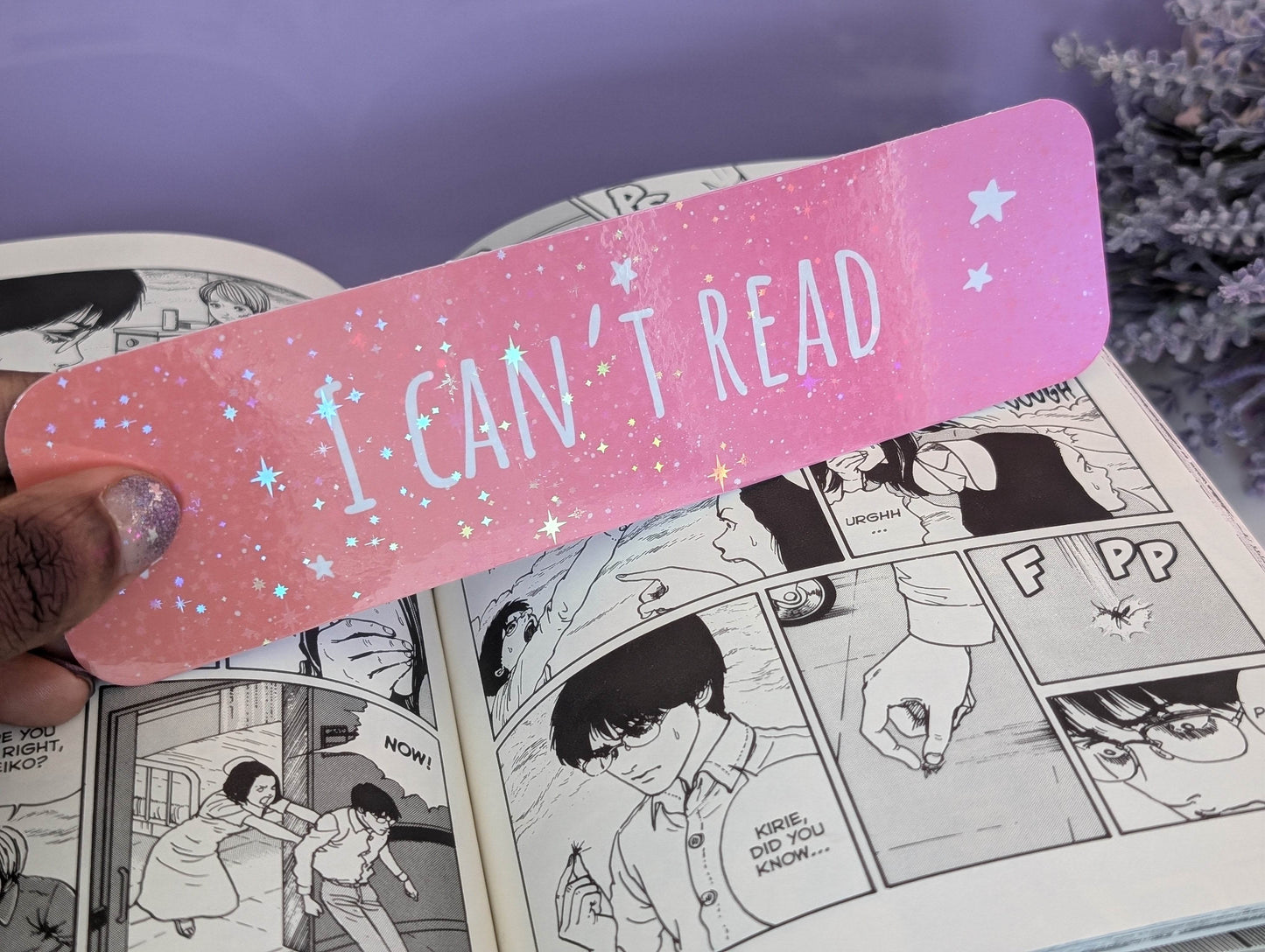 I Can't Read Bookmark - IllustratingChristy