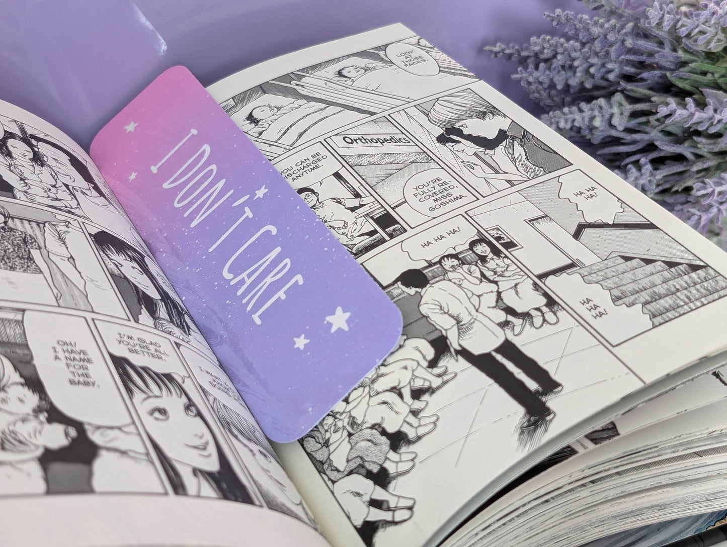 I Don't Care Bookmark - IllustratingChristy
