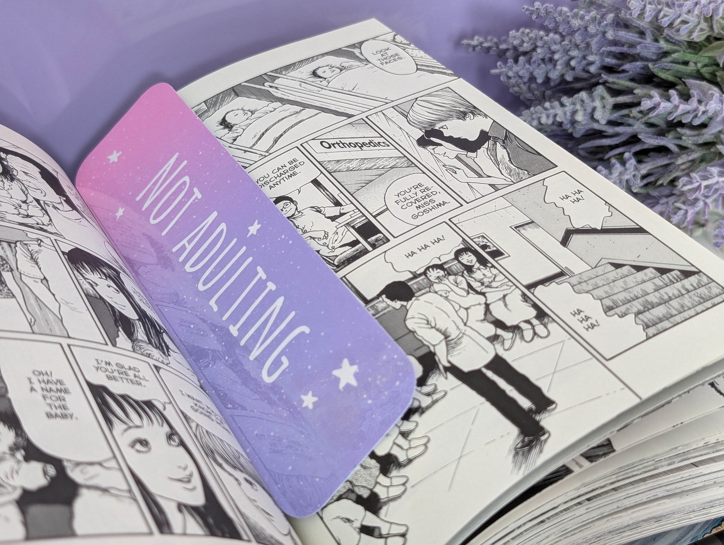 Not Adulting Bookmark - IllustratingChristy
