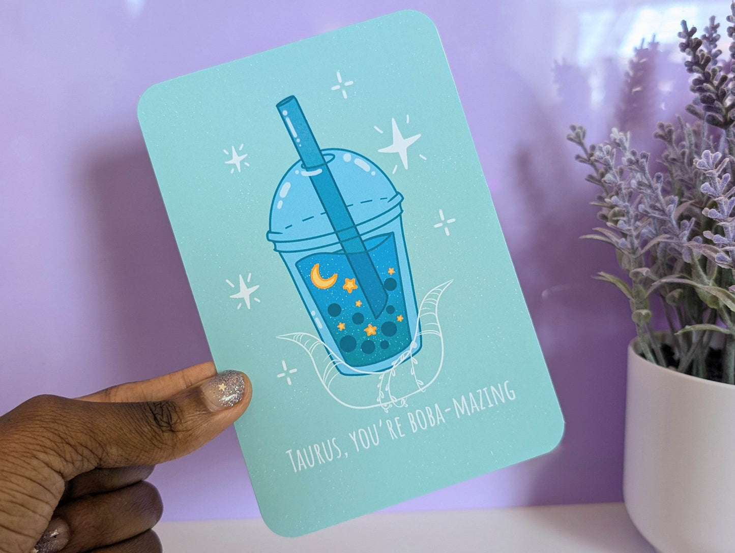 Taurus Boba Art Print - IllustratingChristy