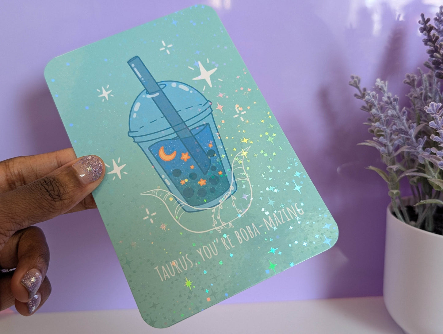 Taurus Boba Art Print - IllustratingChristy
