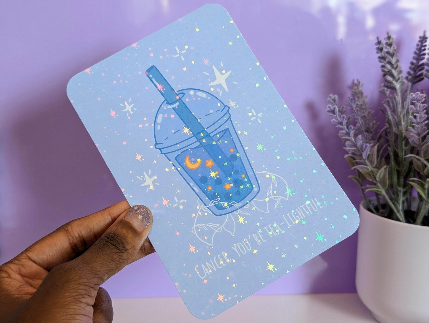 Cancer Boba Art Print - IllustratingChristy