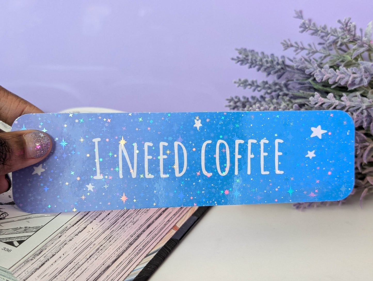 I Need Coffee Bookmark - IllustratingChristy