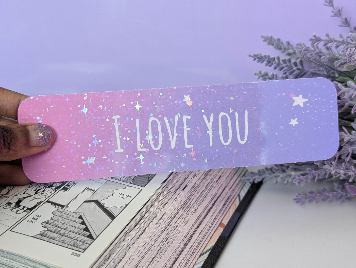 I Love You Bookmark - IllustratingChristy