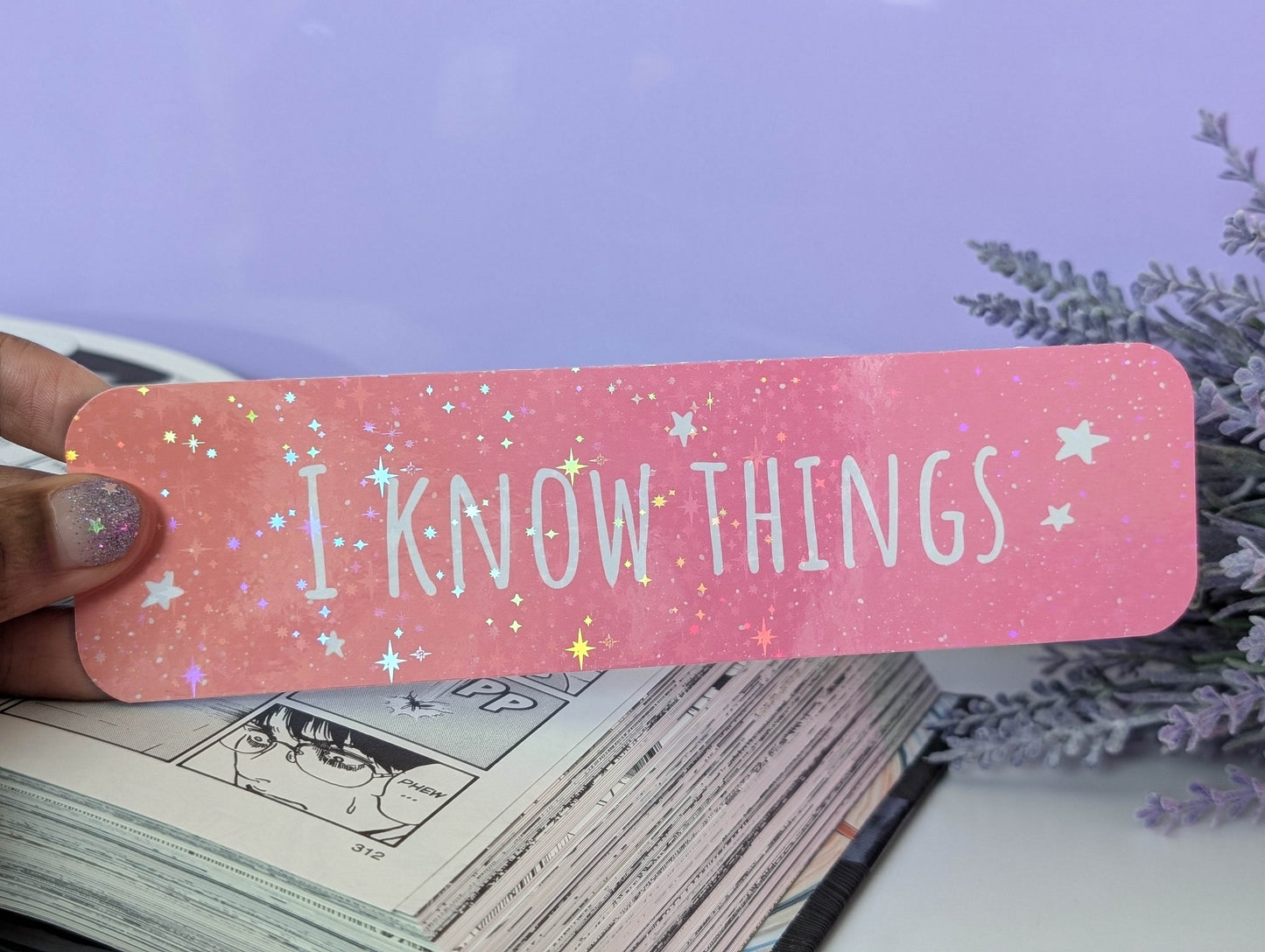 I Know Things Bookmark - IllustratingChristy