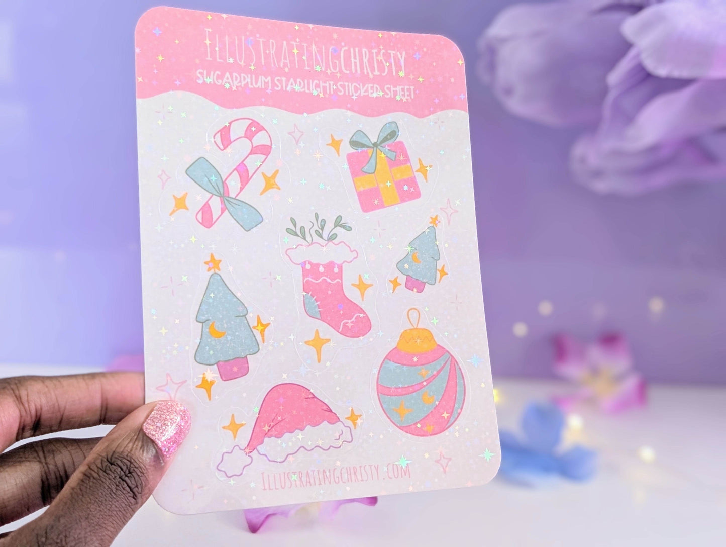 Sugarplum Starlight Sticker Sheets Bundle - IllustratingChristy