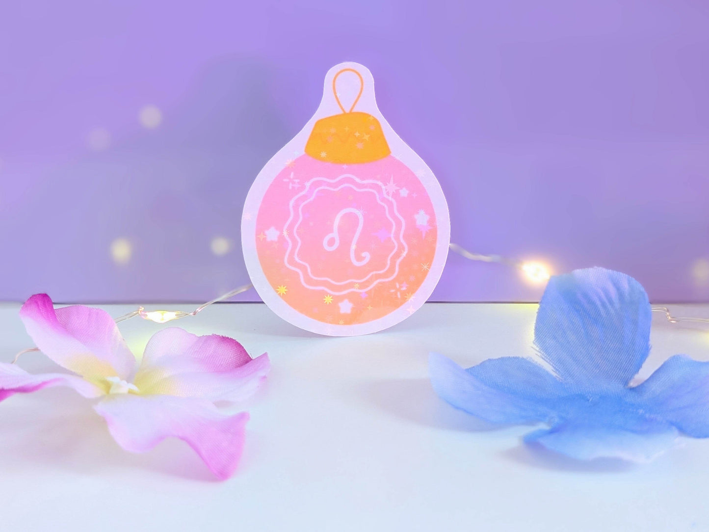 Leo Ornament Sticker - IllustratingChristy