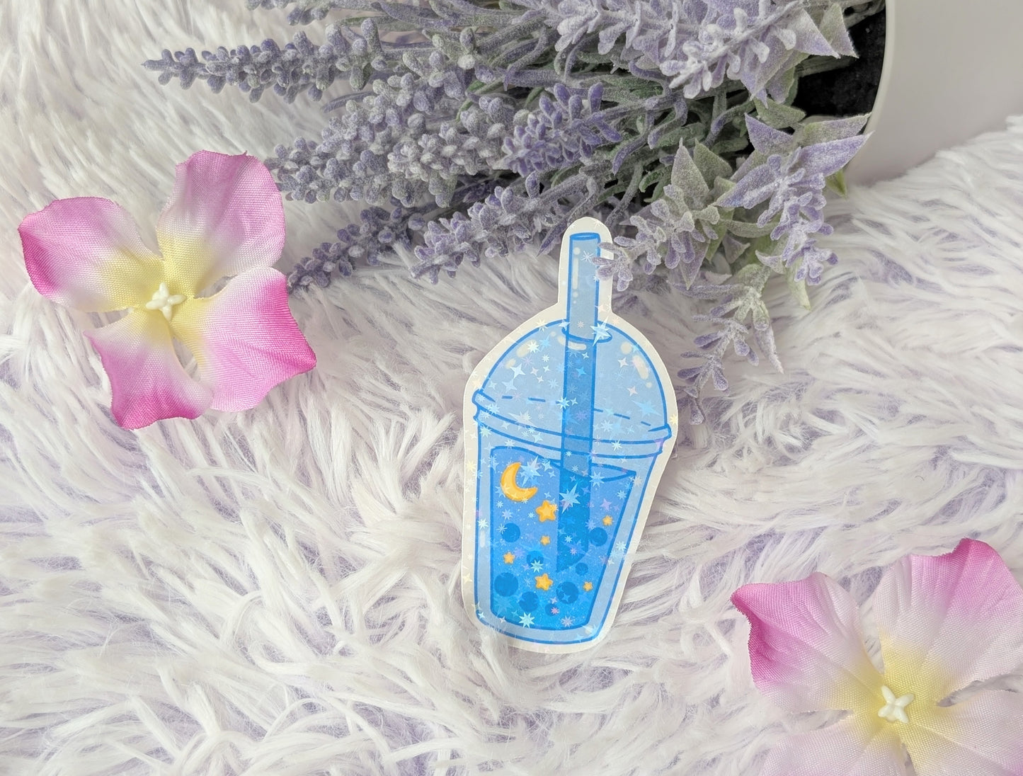 Blue Boba Sticker