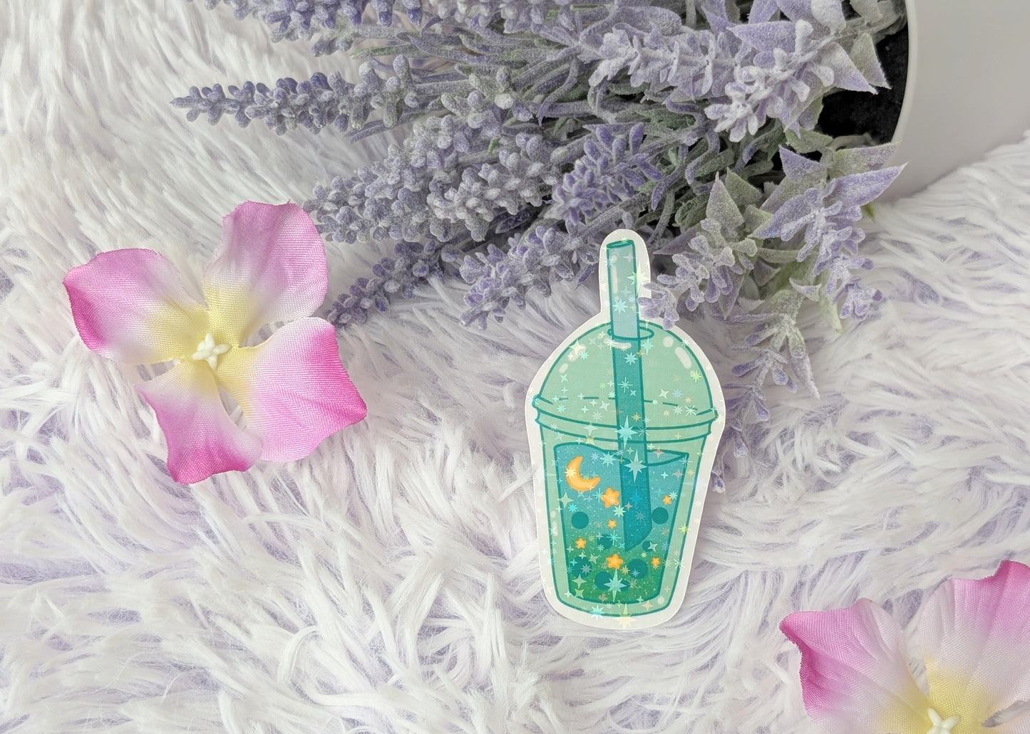 Green Boba Sticker