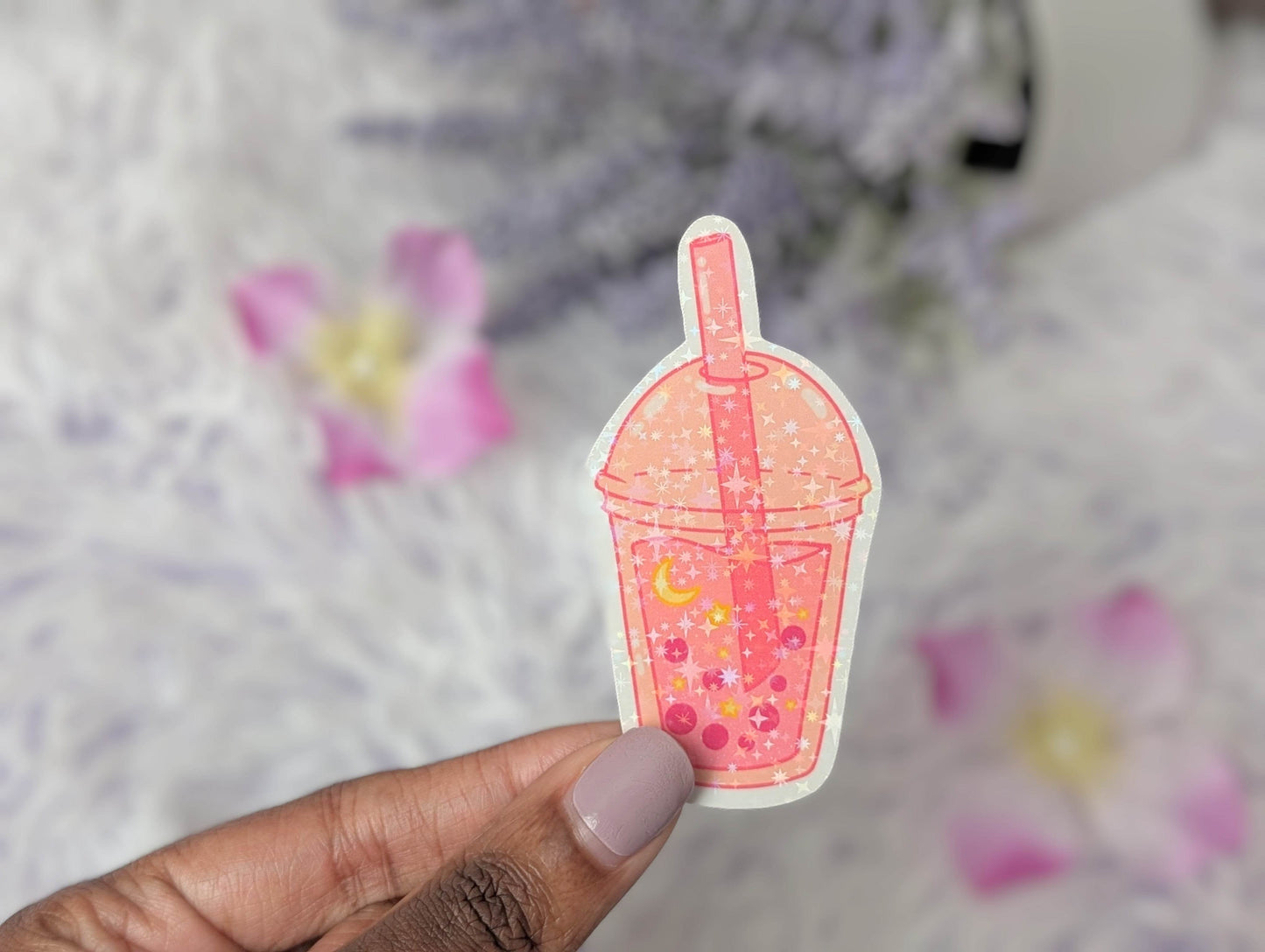 Orange Boba Sticker - IllustratingChristy