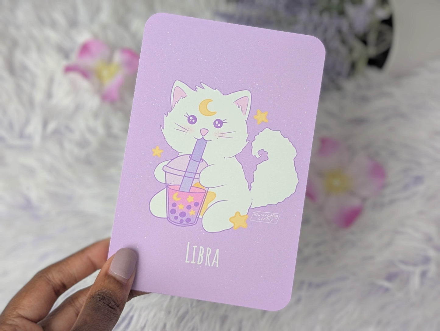 Libra Nima Boba Art Print - IllustratingChristy