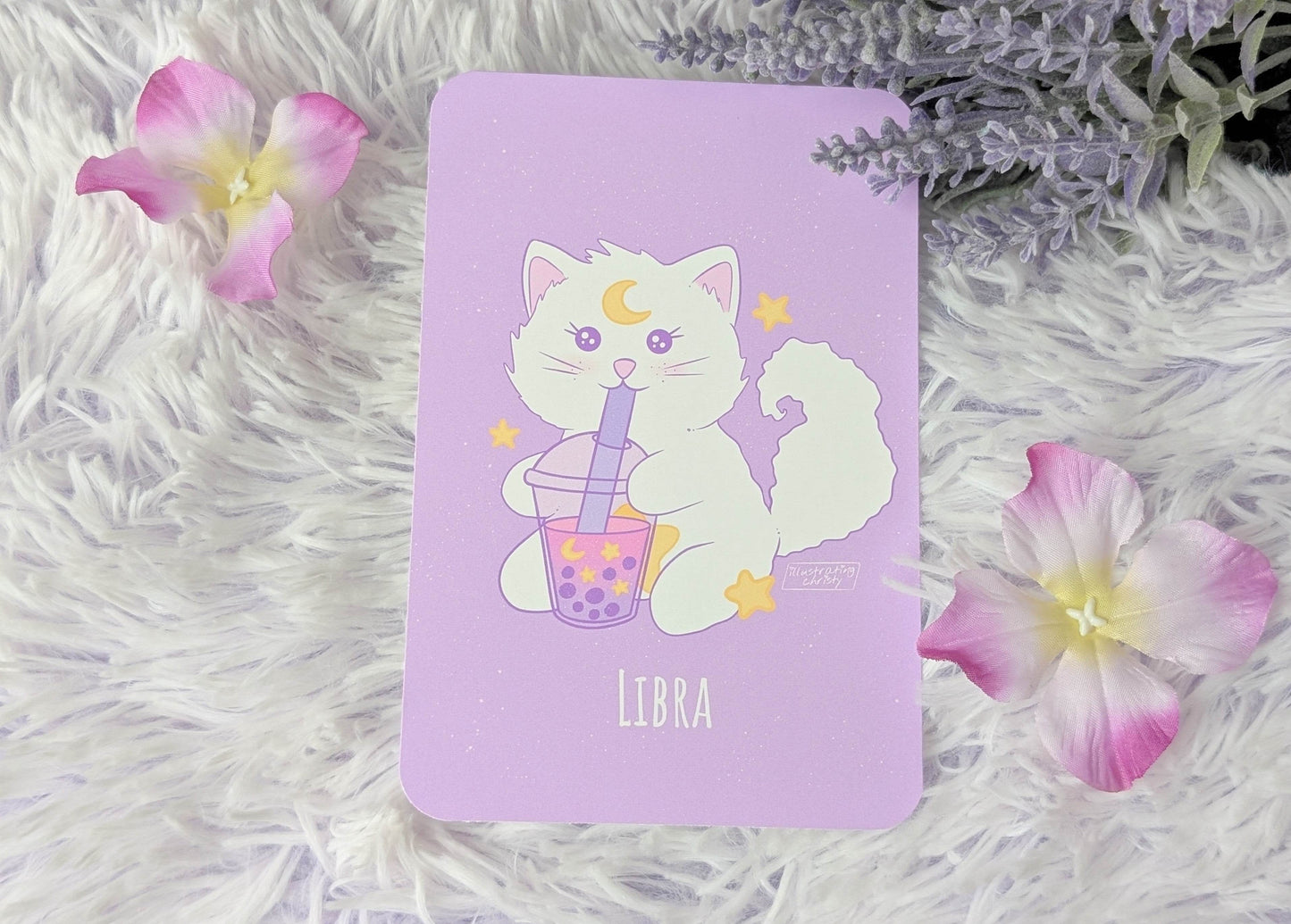 Libra Nima Boba Art Print - IllustratingChristy