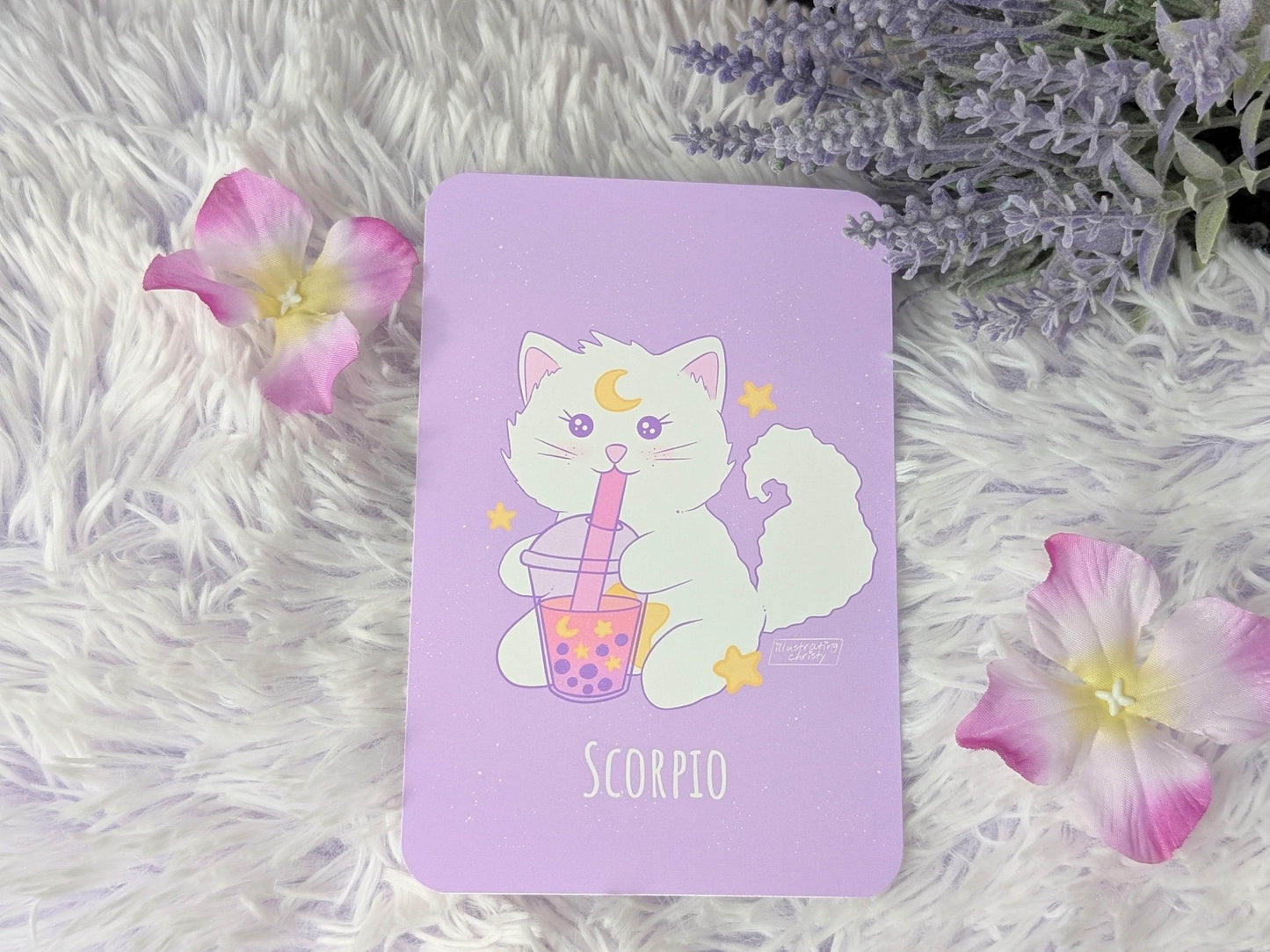 Scorpio Nima Boba Art Print - IllustratingChristy