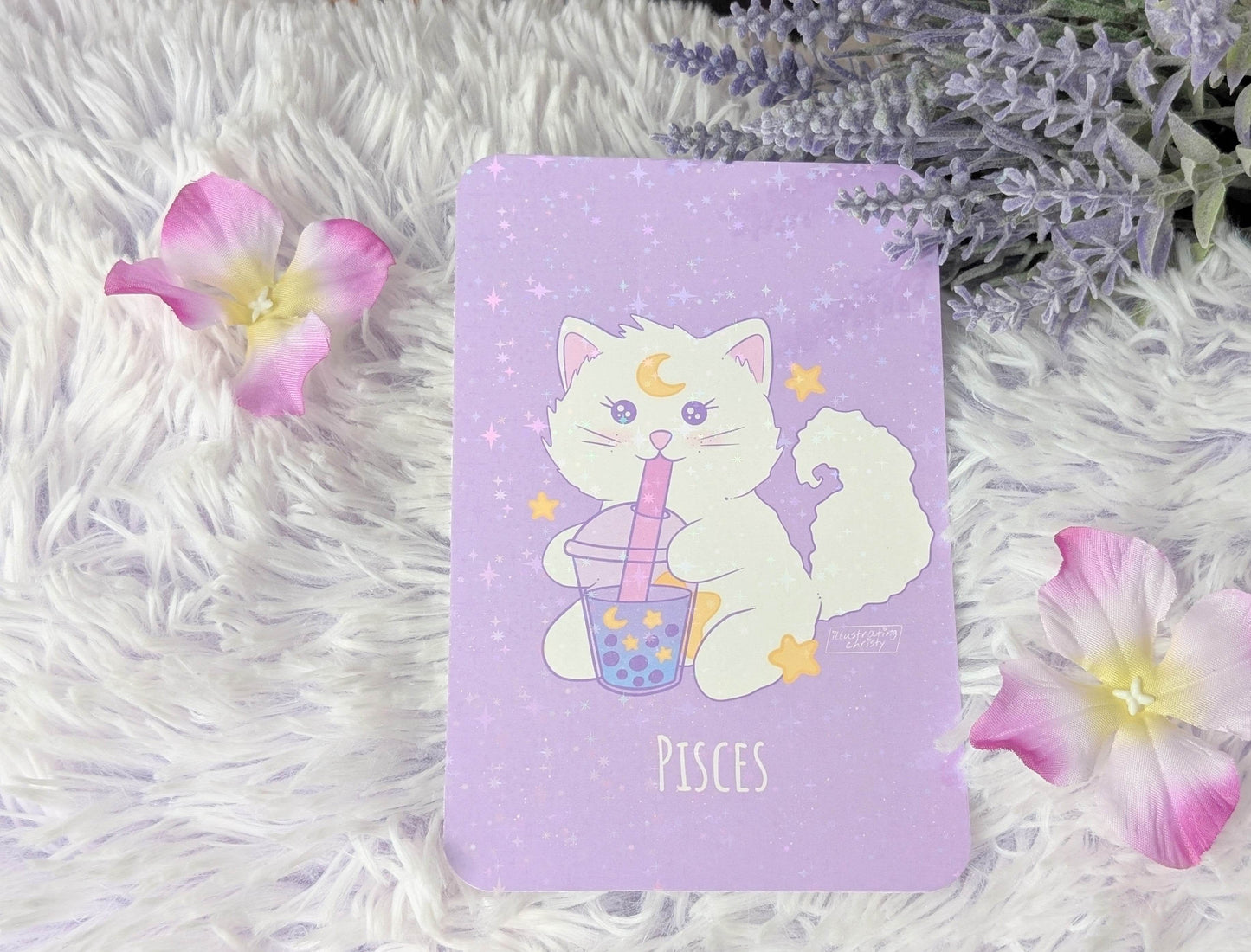 Pisces Nima Boba Art Print - IllustratingChristy
