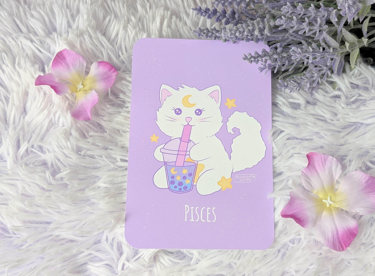 Pisces Nima Boba Art Print - IllustratingChristy