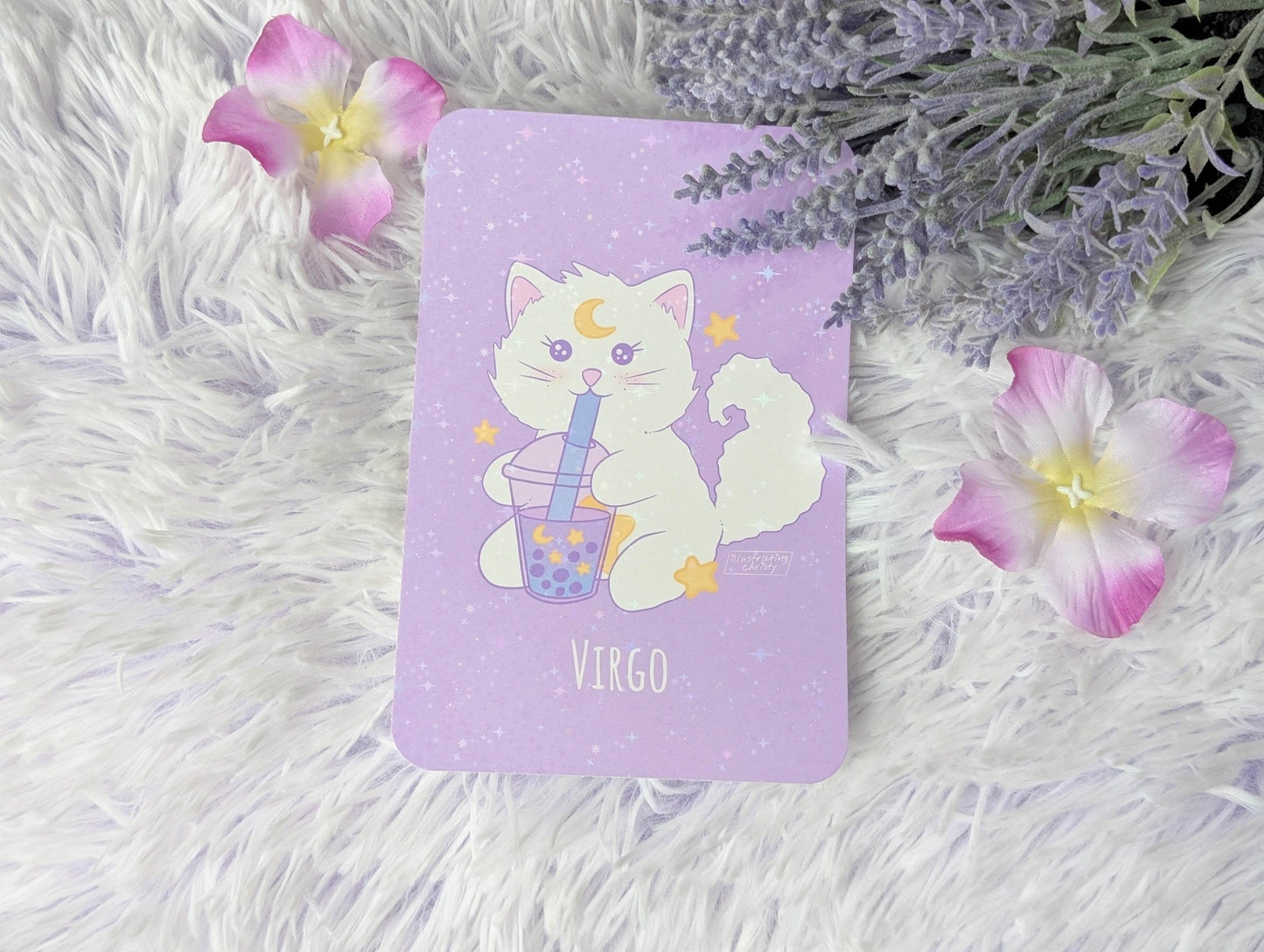 Virgo Nima Boba Art Print - IllustratingChristy