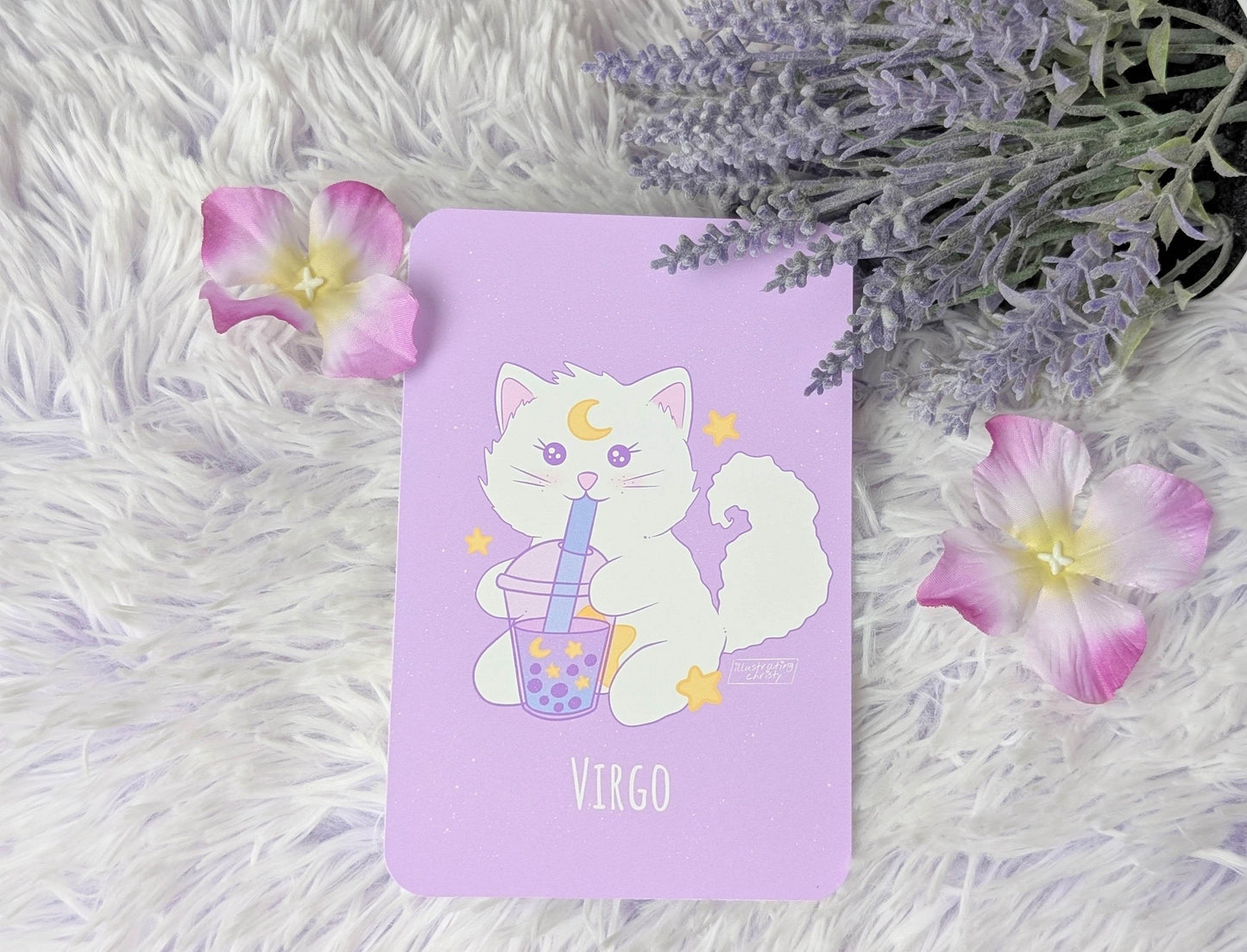 Virgo Nima Boba Art Print - IllustratingChristy