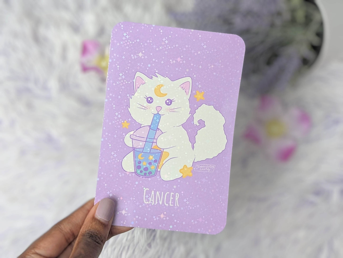 Cancer Nima Boba Art Print - IllustratingChristy
