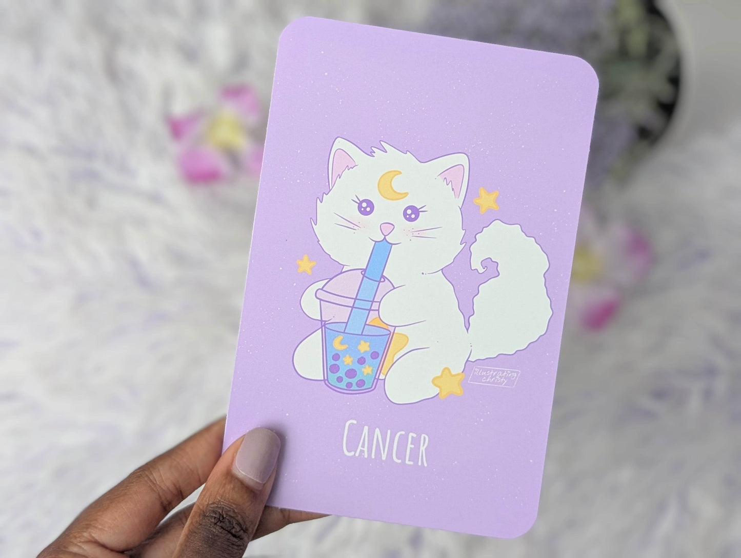 Cancer Nima Boba Art Print - IllustratingChristy