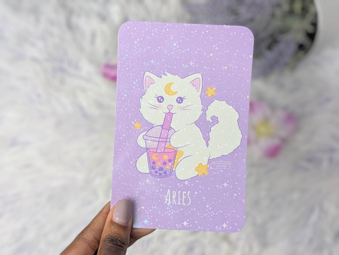 Aries Nima Boba Art Print - IllustratingChristy