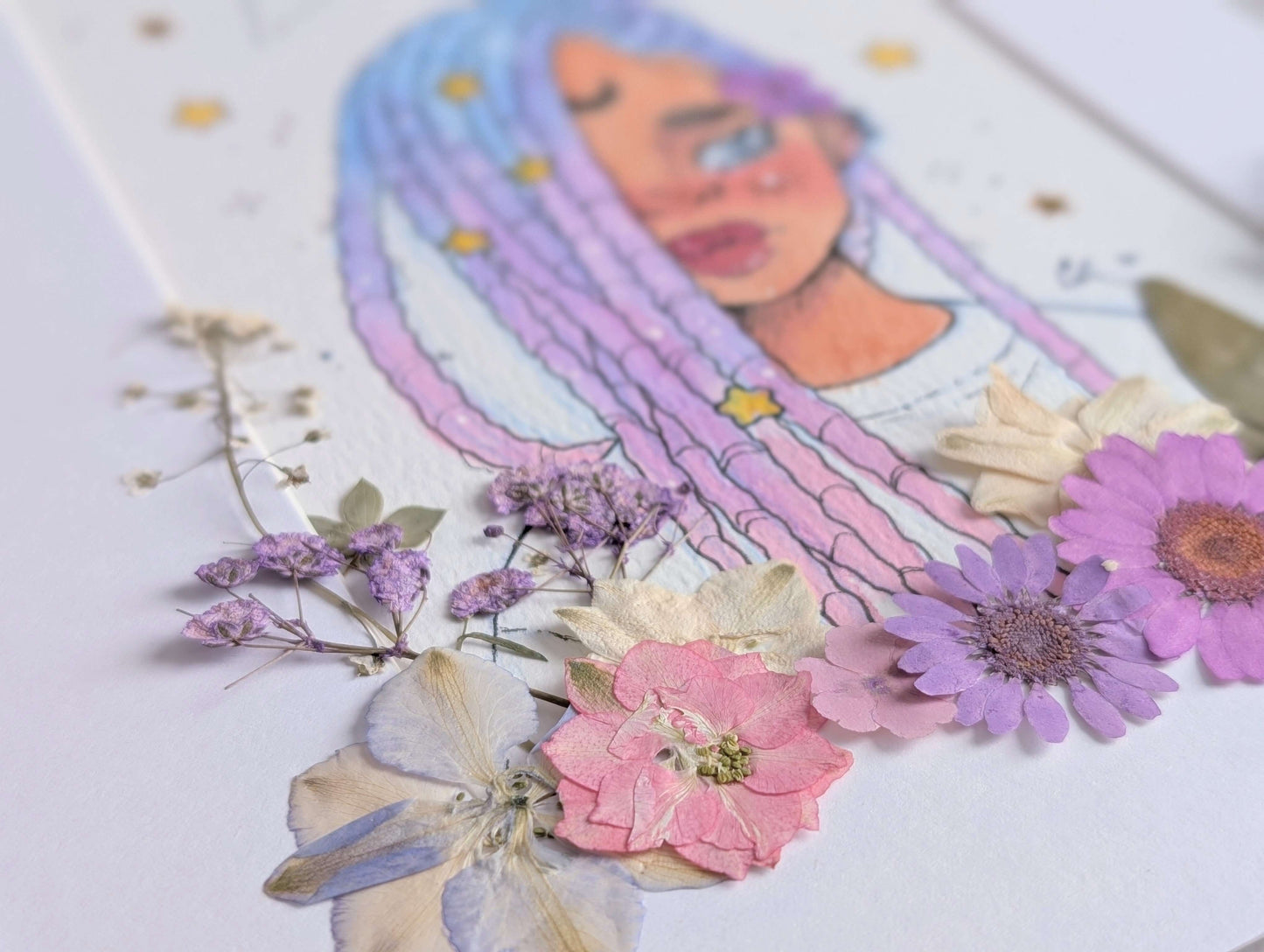 Moon in Pisces - Original Watercolor