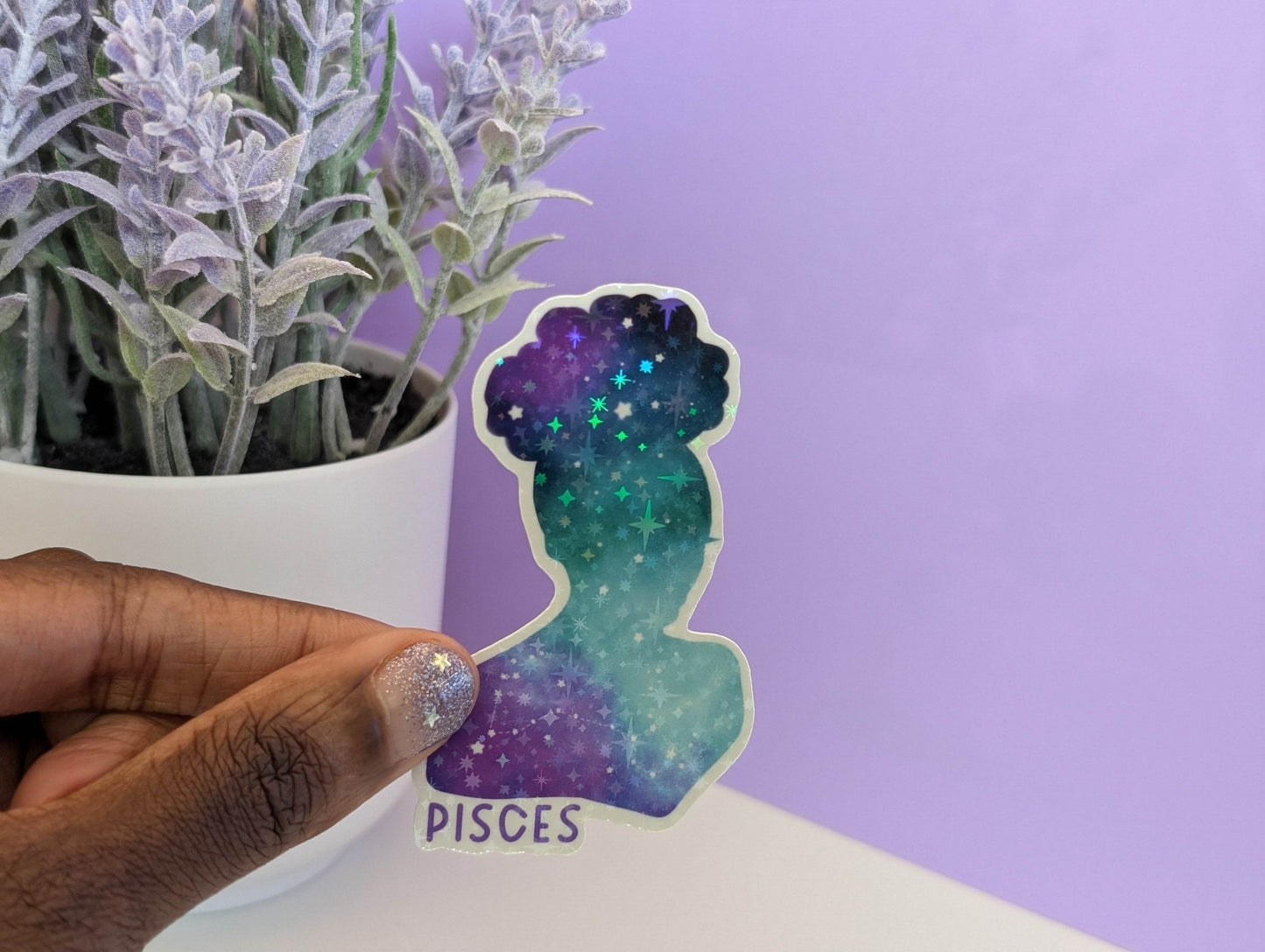 Pisces Galaxy Sticker - IllustratingChristy