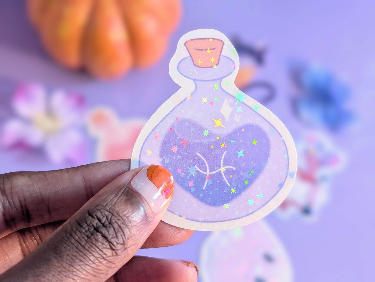 Pisces Potion Sticker - IllustratingChristy