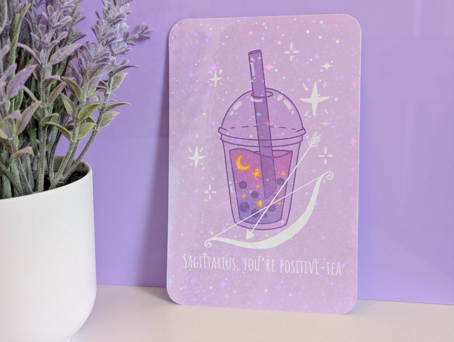 Sagittarius Boba Art Print - IllustratingChristy