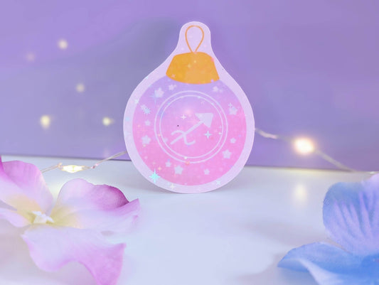 Sagittarius Ornament Sticker - IllustratingChristy