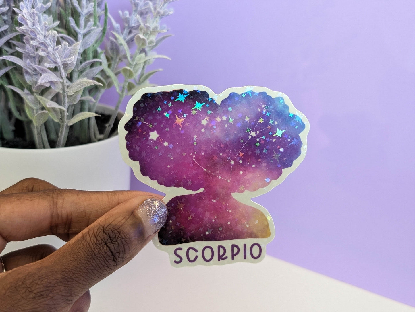 Scorpio Galaxy Sticker - IllustratingChristy