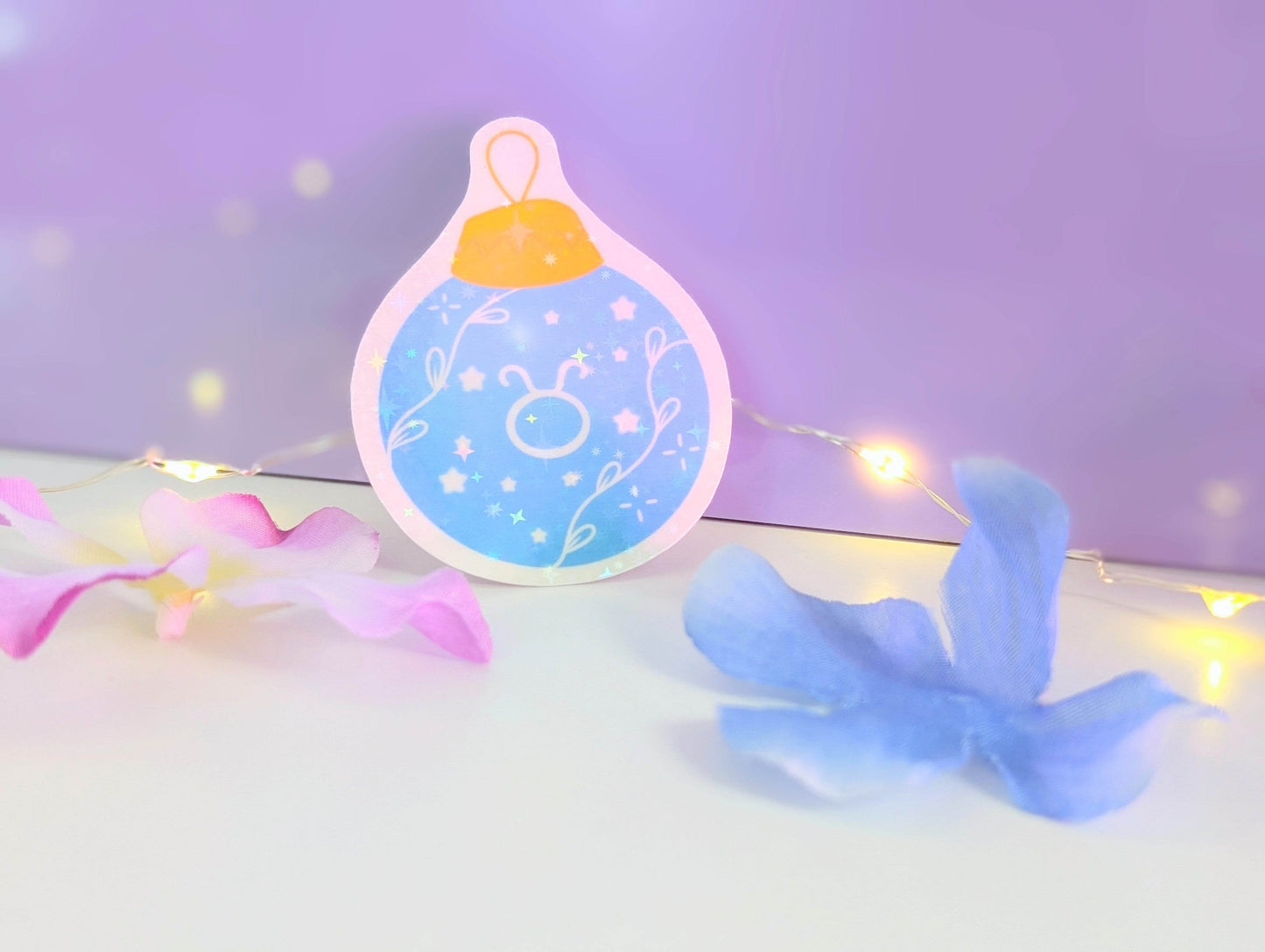 Taurus Ornament Sticker - IllustratingChristy