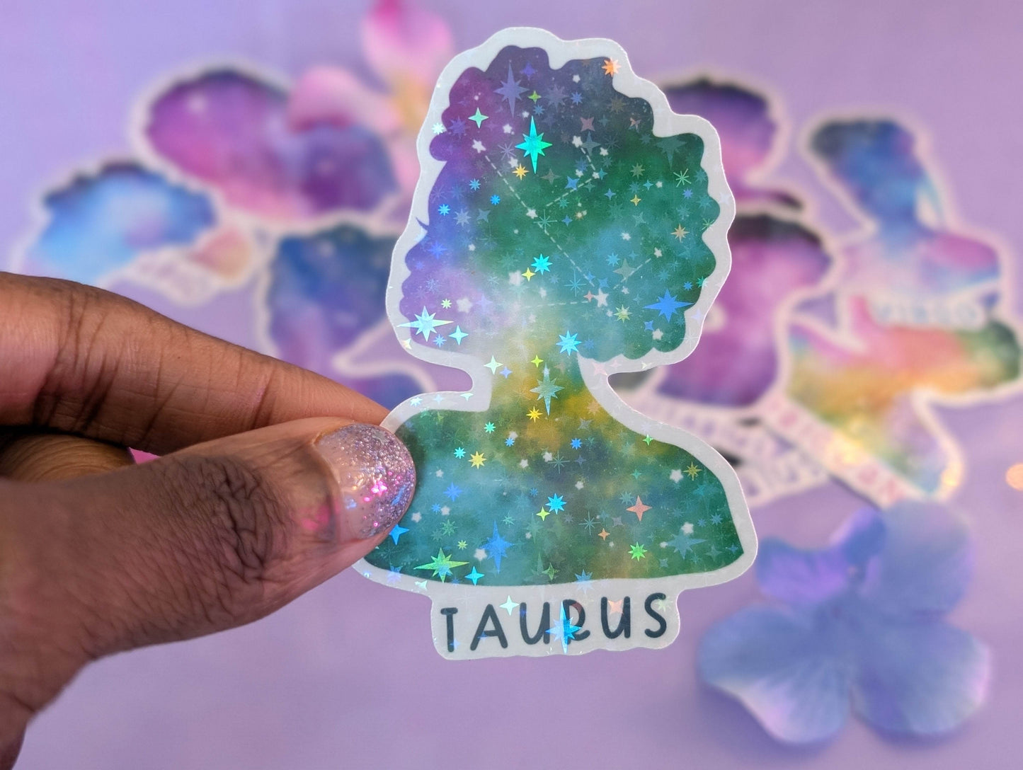 Taurus Galaxy Sticker - IllustratingChristy