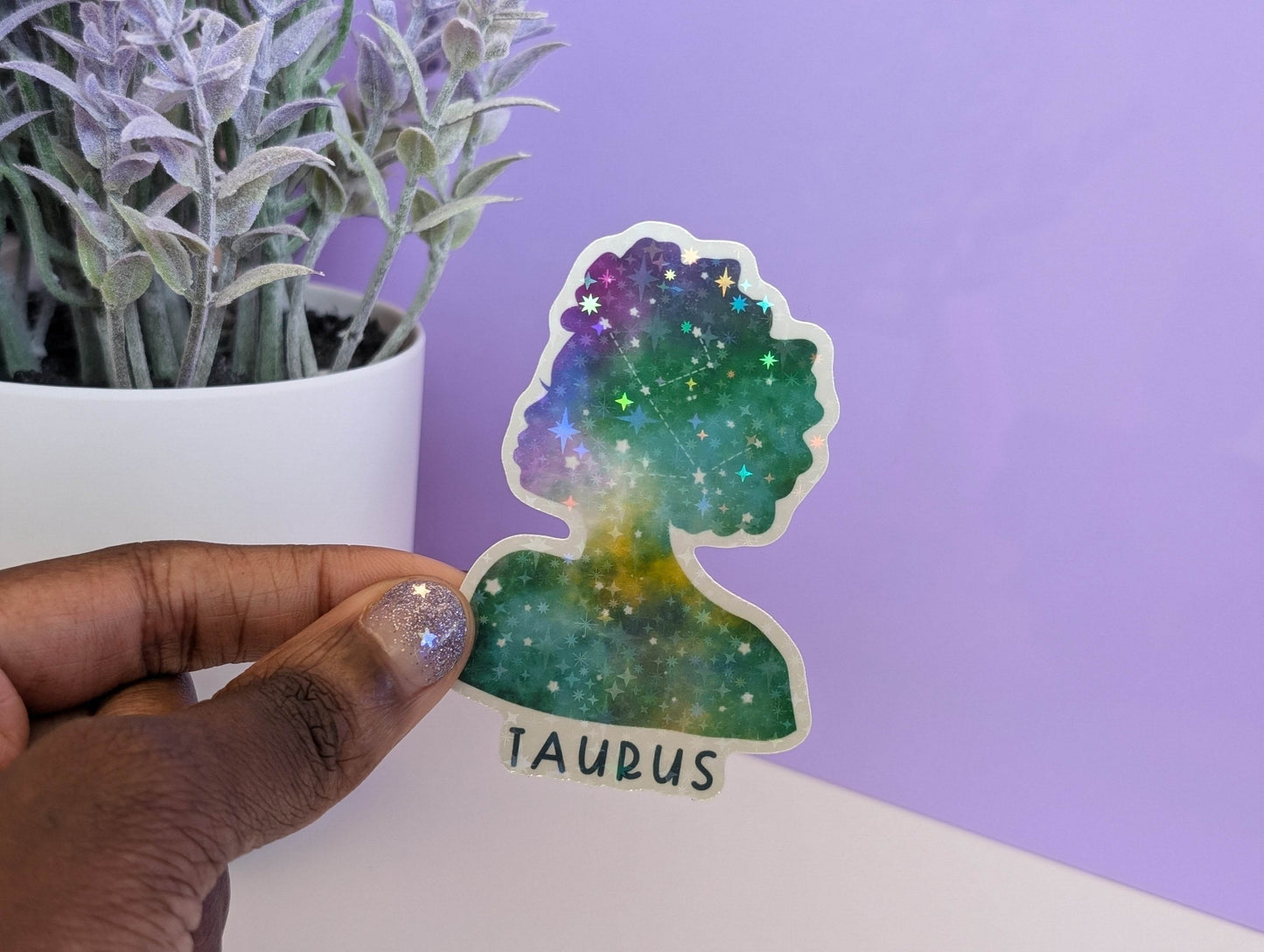 Taurus Galaxy Sticker - IllustratingChristy