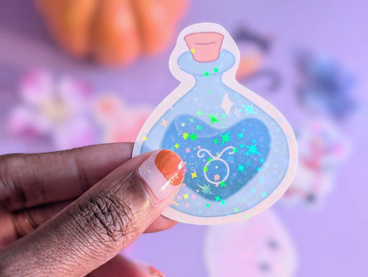 Taurus Potion Sticker - IllustratingChristy