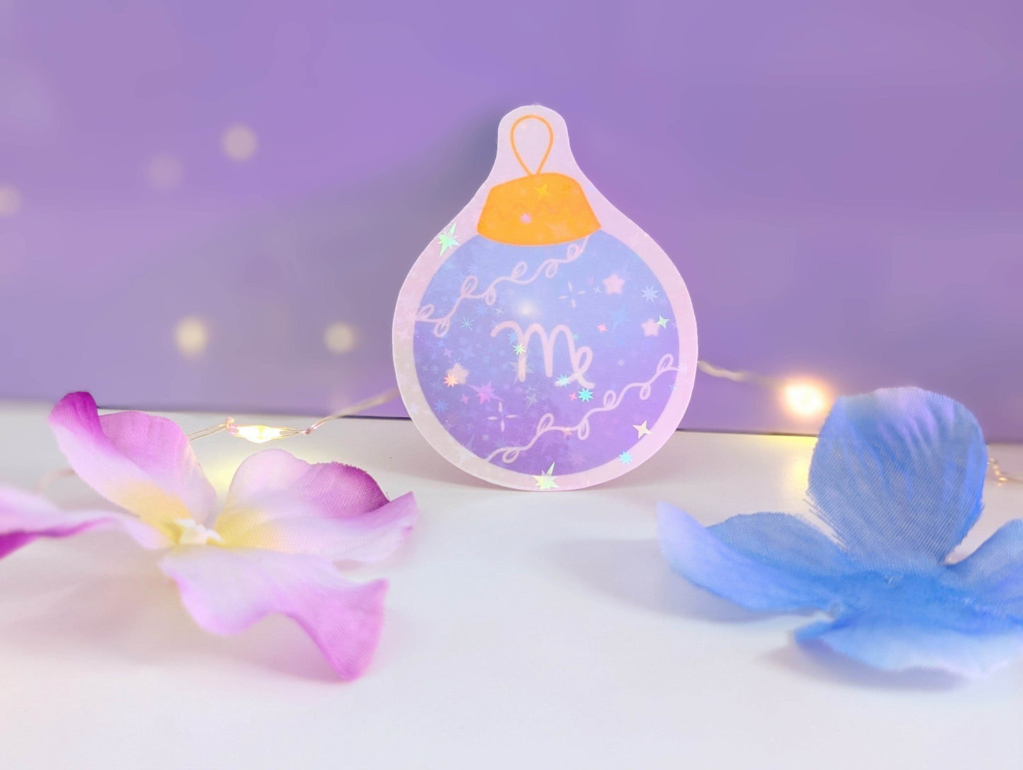 Virgo Ornament Sticker - IllustratingChristy