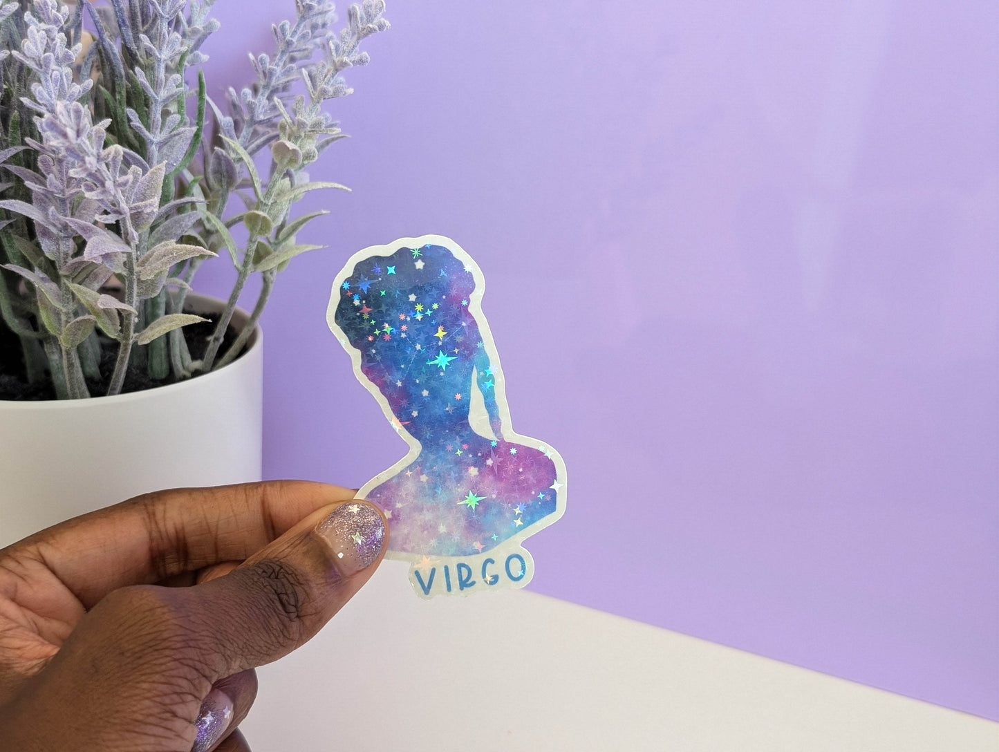 Virgo Galaxy Sticker - IllustratingChristy
