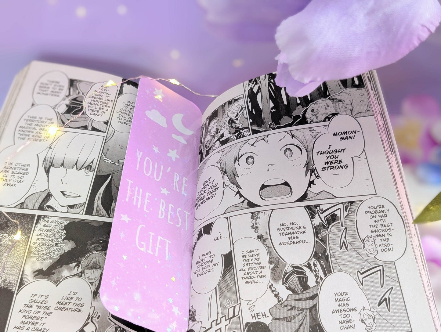 "You're The Best Gift" Bookmark - Light Pink - IllustratingChristy