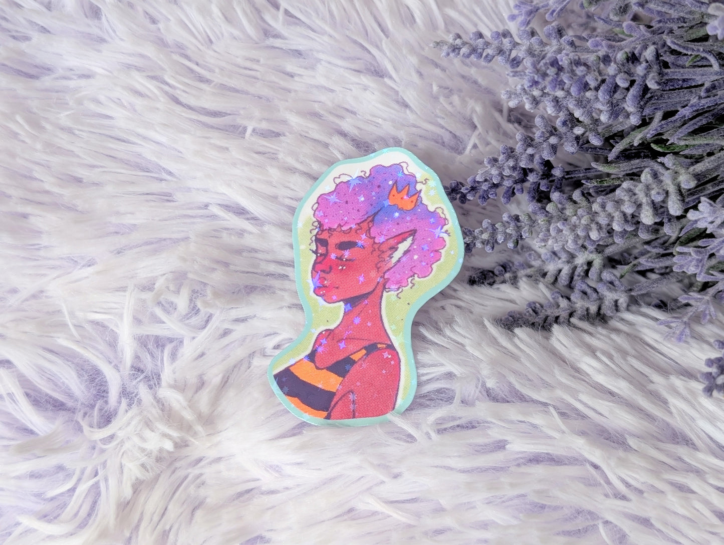 Bee Furry Sticker
